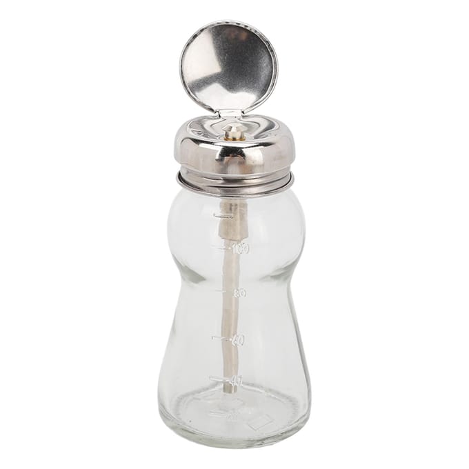 Nagellakremover Pomp Glas Lege Dispenserfles Druktype voor Make-up Vloeistof 100ml white