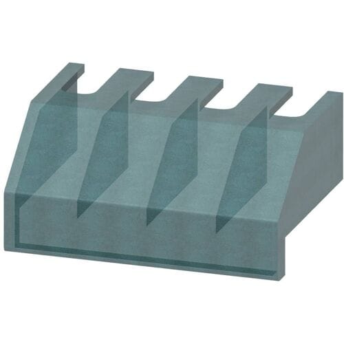 Siemens 3LD9201-1A Klemafdekking Vergrendelbaar 4 stuk(s)