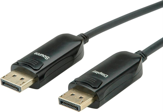 ROLINE DisplayPort v1.4 Kabel (AOC), M/M, 20 m