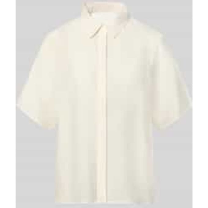 relaxed fit overhemdblouse van lyocellmix model 'Molly'