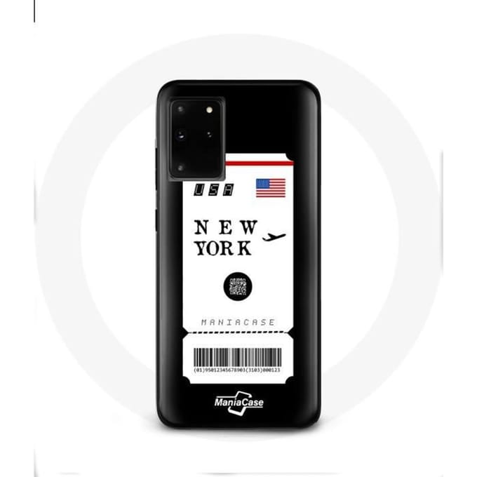 Hoesje voor Samsung Galaxy S11 Plus New York vliegticket