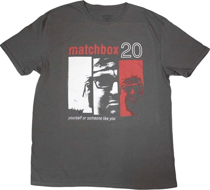 Matchbox Twenty - Yourself Heren T-shirt - M - Grijs