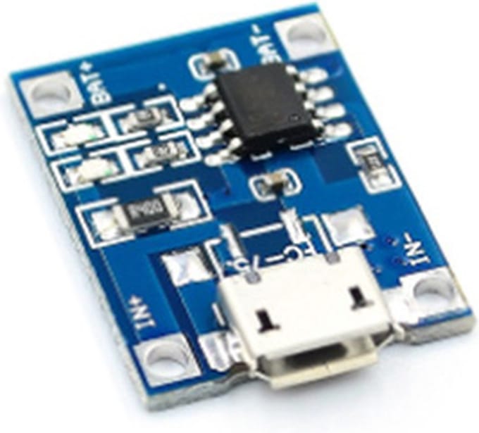 TP4056 micro usb 1A Lithium Battery Charging Board