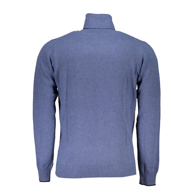 North Sails Blauwe Poliammide Mannen Trui Hoody