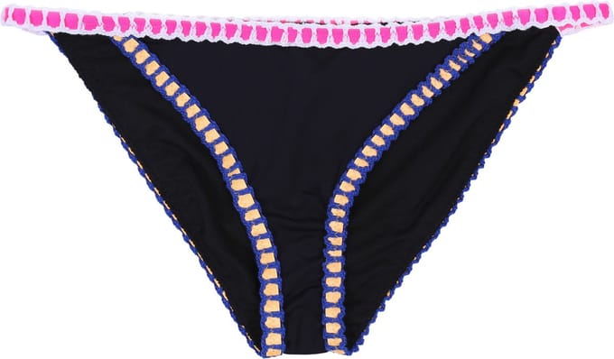 Bikinislip met katoenen afwerking