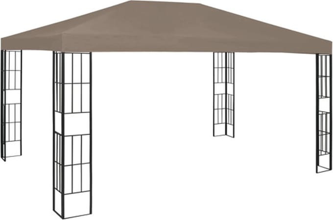 vidaXL - Prieel - 4x3 - m - taupe