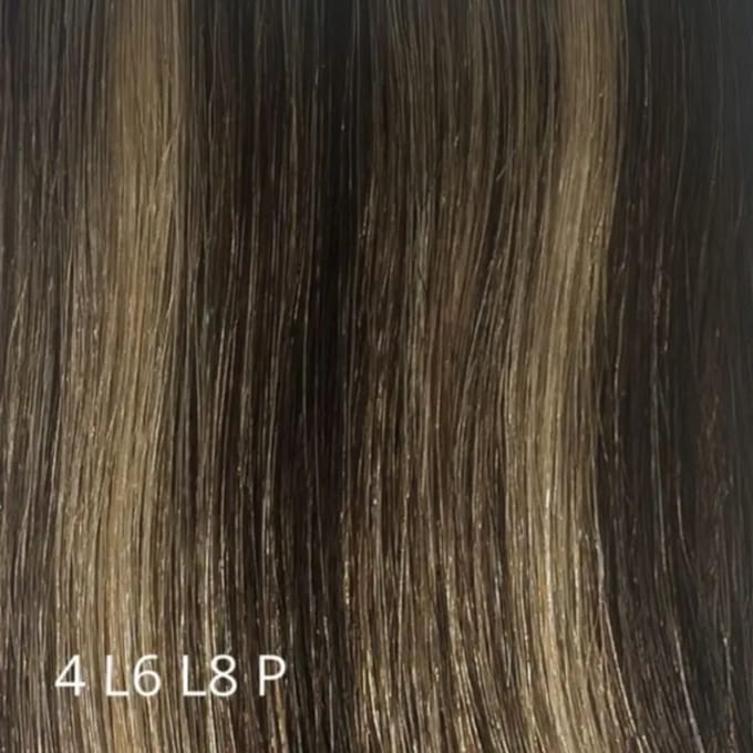 Balmain Genius Backstage Weft Human Hair #4 L6 L8 P 55cm