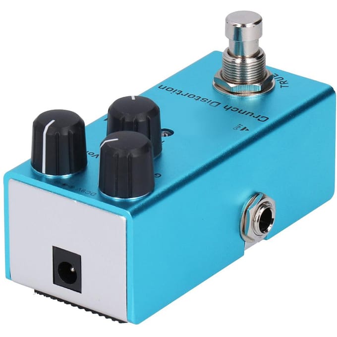 Elektrische Gitaar Effectpedaal Crunch Distortion Mini True Bypass Aluminiumlegering DC 9V JDF?3 black