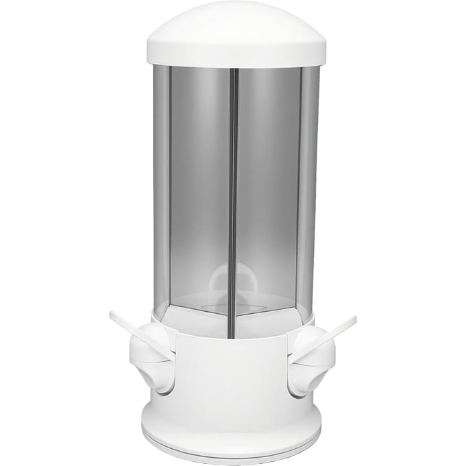 Snoep Noten Dispenser Creatief Leuk Plastic 3 Vakjes Snoep Machine voor Thuis Kantoor gray