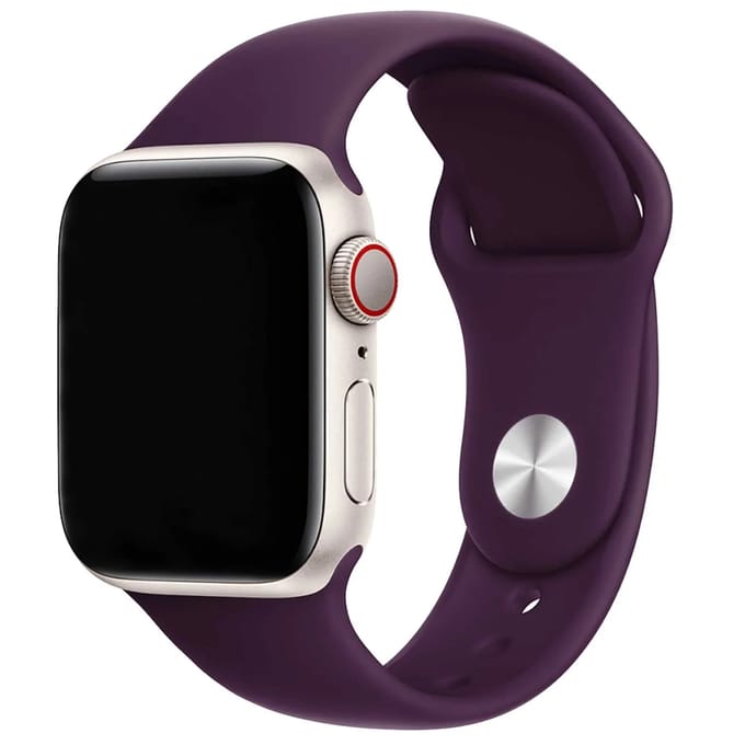 2+1 | Apple Watch Bandje - Siliconen - Pruim