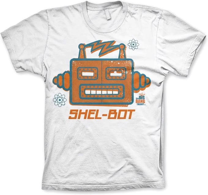 The Big Bang Theory Heren Tshirt -S- Shel-Bot Wit
