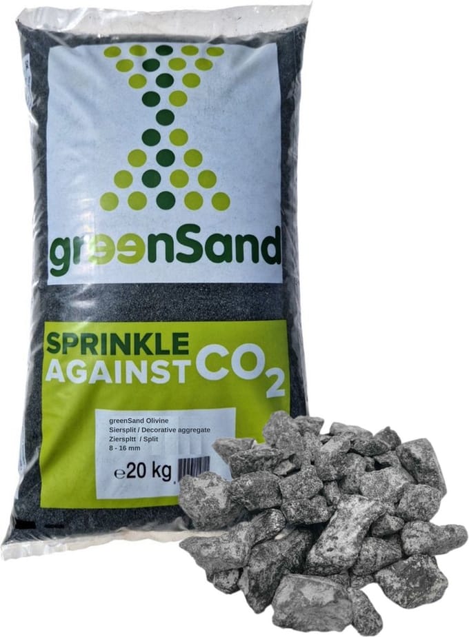 greenSand olivijn siersplit (8-16 mm) 20 kg