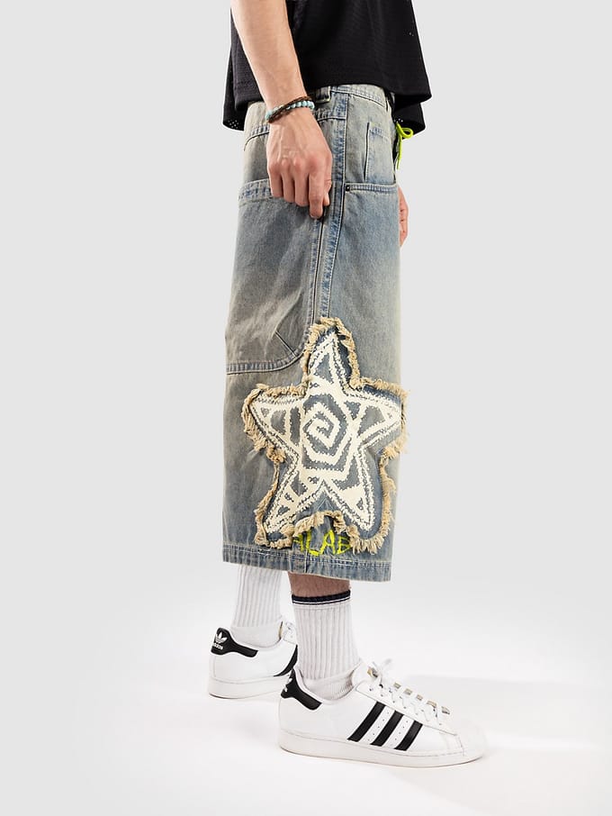 A.LAB Mega Shant Korte Broek blauw