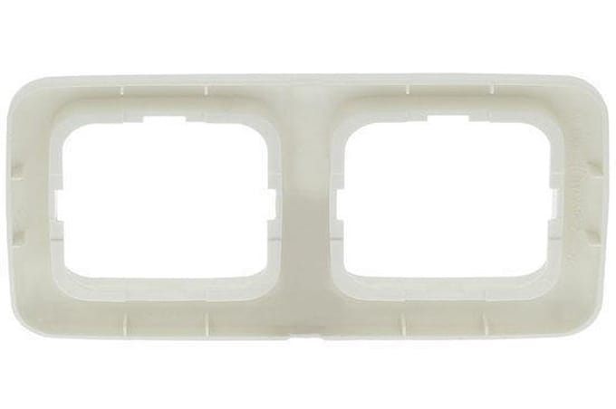 Busch-Jaeger Reflex Inbouw Afdekplaat - 2-voudig - Polarwit