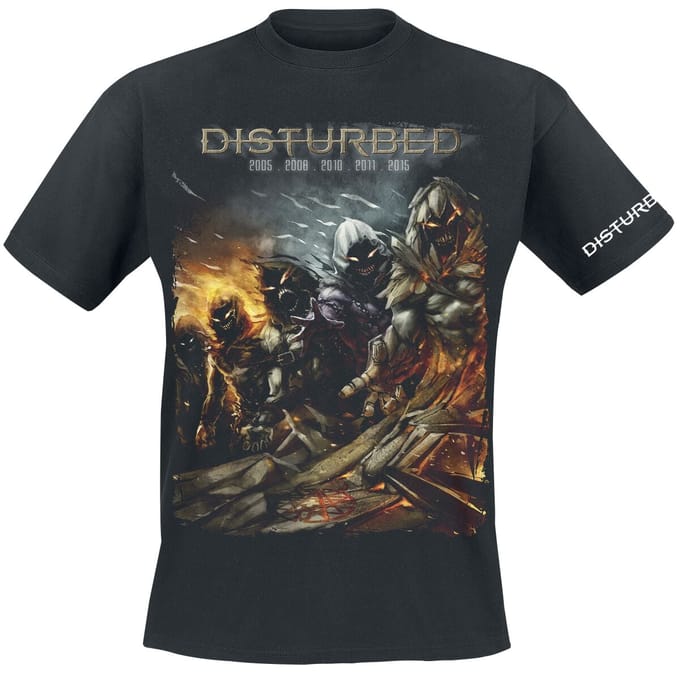 Disturbed T-shirt - Evolution - The Guy - S tot 3XL - voor Mannen - zwart