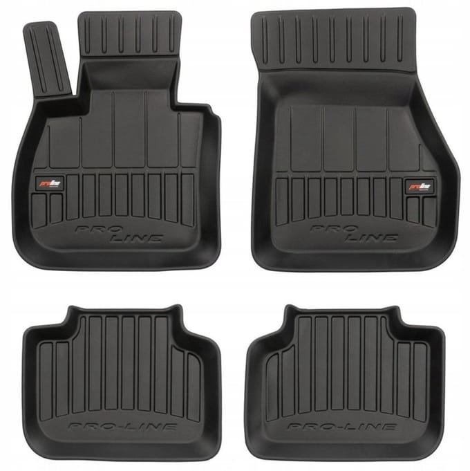 FROGUM 3D - Automatten Set - Perfecte Pasvorm - Geurloos TPE - 6 cm Opstaande Rand