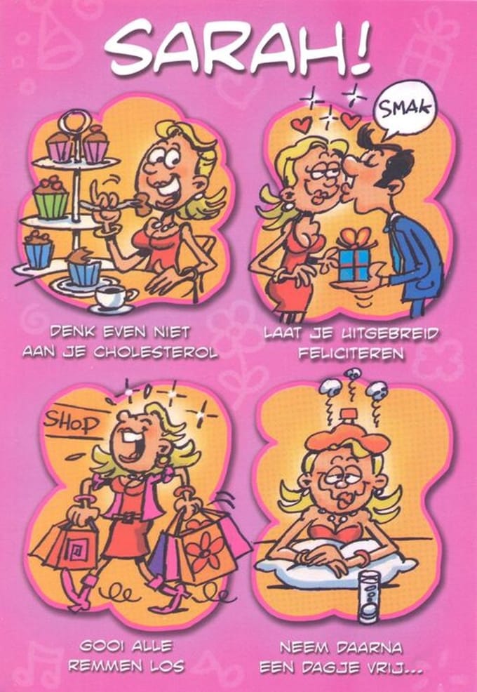 Wenskaart Sarah - Gratis verzonden - D4342/242