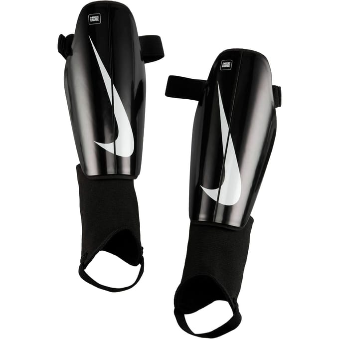 Nike Charge Shinguards scheenbeschermers zwart wit - Maat M