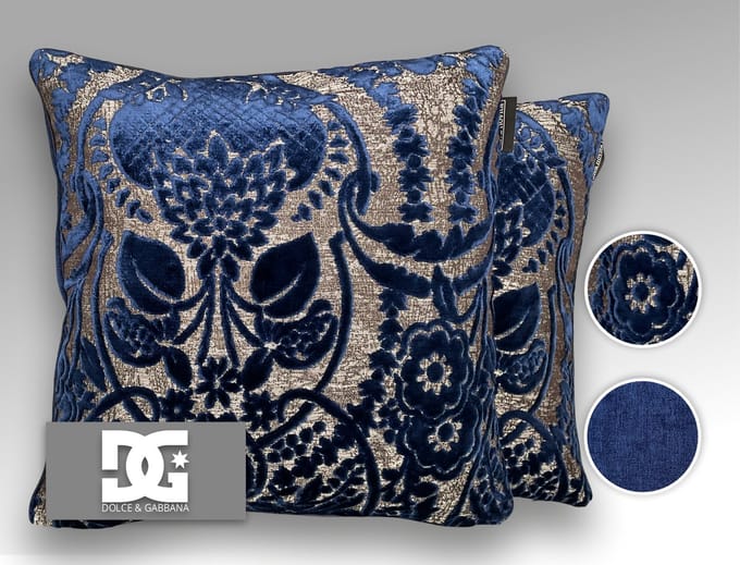Dolce & Gabbana - Kwaliteits sierkussen gemaakt van originele Dolce & Gabbana fluweel