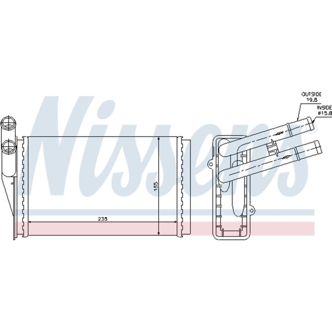 Waterverwarmer NISSENS 70221