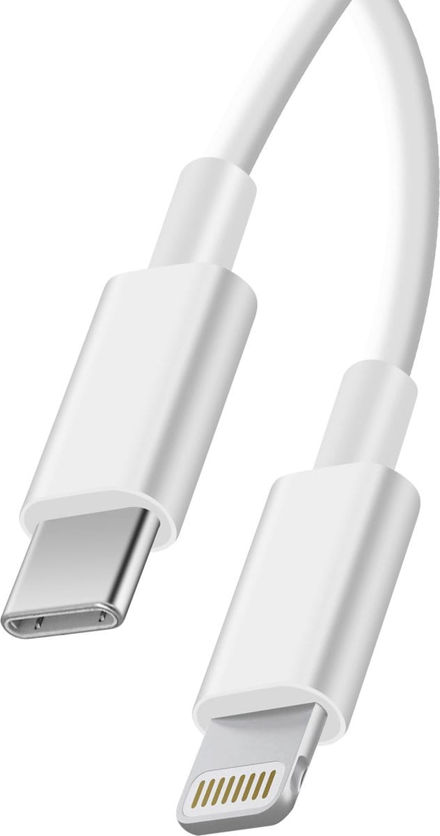 USB Type C naar Lightning 2M Oplaad- en synchronisatiekabel Maxlife Wit