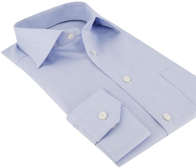 Eton overhemd Classic Fit lichtblauw