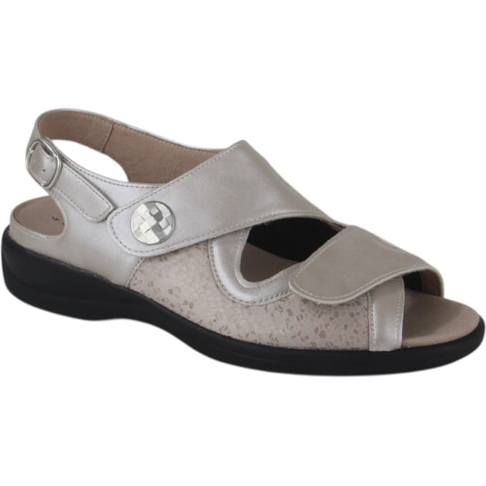 Solidus -Dames - beige - sandalen - maat 41.5