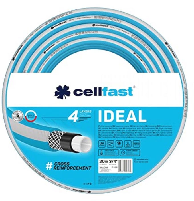 Tuinslang 3/4" 20m - Robuust, Flexibel en Duurzaam met UV-Bescherming - 27 Bar Druk