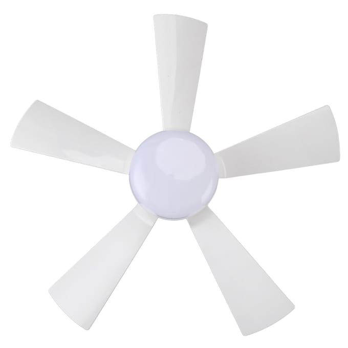 Plafondventilator met dimfunctie, 3 kleurtemperaturen, 3 windsnelheden, timer (1, 2 of 4 uur), E26 fitting, kleine ventilatorlamp met afstandsbediening. wit
