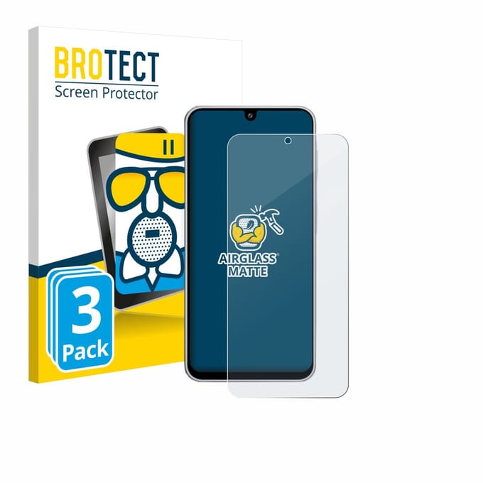 BROTECT - Screenprotector voor Samsung Galaxy M17 - Folie Beschermfolie Beschermglas matte 3 Stuks