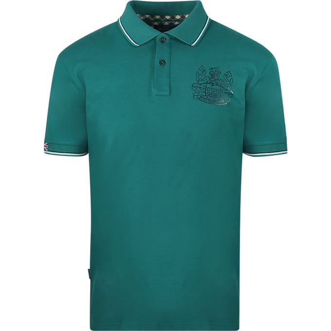 Aquascutum Aldis Crest groen poloshirt