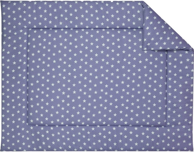 BINK Bedding Boxkleed Stars grijs (tweeling) 71 x 122 cm