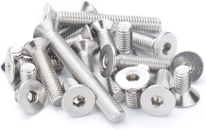 Verzonken Inbusschroeven M3x5mm RVS A2 - Platte Kop - 100 Stuks