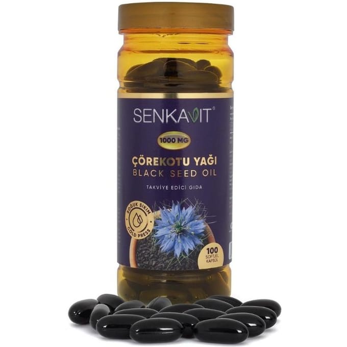SENKAVIT HUILE DE GRAINE NOIRE COMPLÉMENT ALIMENTAIRE 1000 mg 100 gélules 1 PC