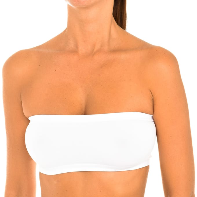 Strapless/Verwijderbare bandjes Intimidea 110536-BIANCO