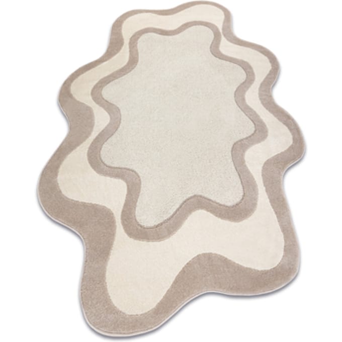 Kleden Rugsx DUNE 8086 SHAPE vloerkleed crème / beige 200x290 cm