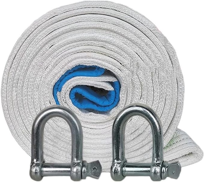 Zware Trekband - Sleepkabel - Auto Berging - 44.000 LBS Capaciteit - 8 Meter - Oranje