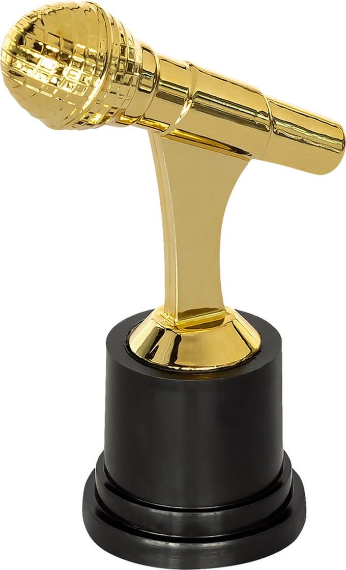 Boland - Trofee Microfoon - Verjaardag - Playbackshow
