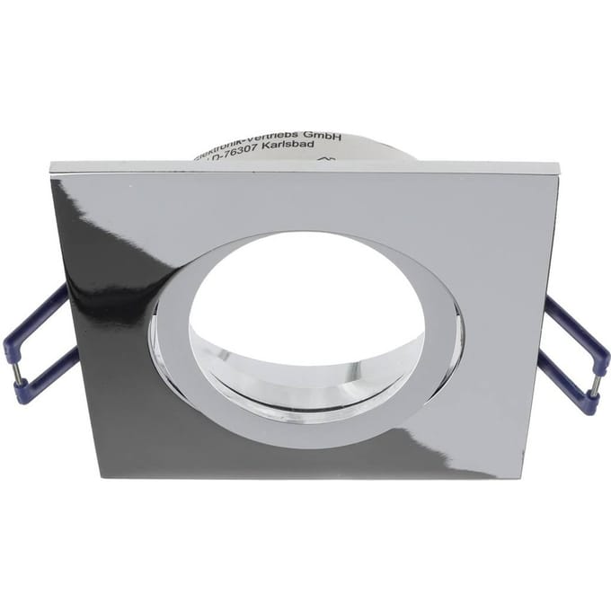 Deko Light Samsola, eckig, glänzend, Silber 110047 Plafondspot GU10 Zilver (glanzend)