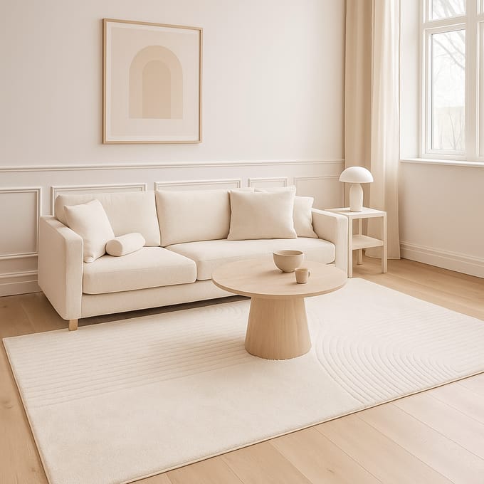 Milton & Oldbrook Vloerkleed 200 x 290 cm Targu Wit