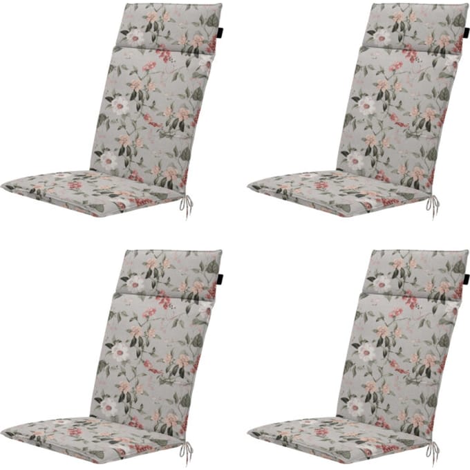 Madison - Tuintstoelkussen Hoge Rug Julliete - Multikleur - 120x50x4cm
