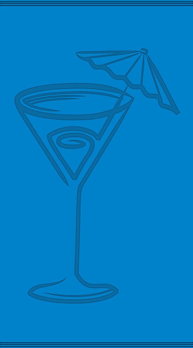 Strandlaken Cocktail Blue