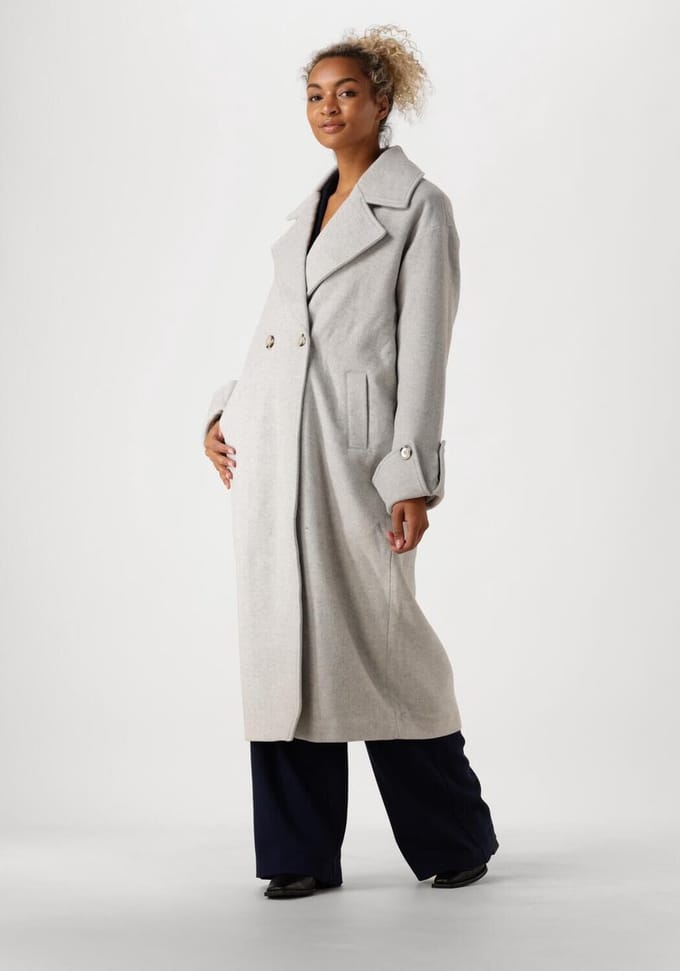 Notre-V Nv-eileen Jassen Dames - Winterjas - Lichtgrijs - Maat XL