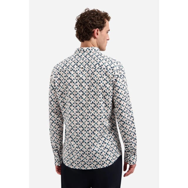 No Excess Shirt allover printed light mauve