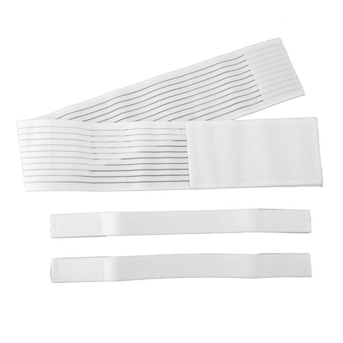 Anti-Snurk Kinband Verstelbaar Klittenband Ademend Elastisch Snurk Oplossing Kinband white
