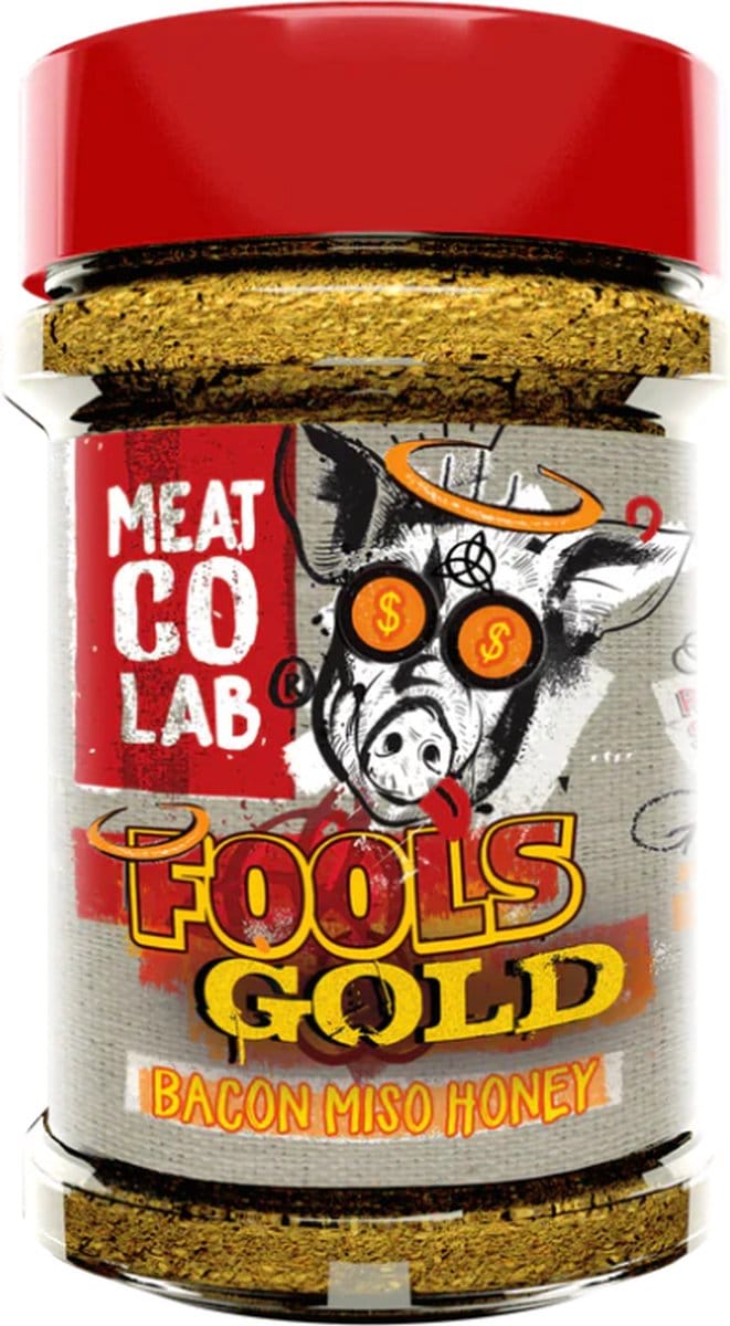 Angus & Oink Fool's Gold BBQ Rub - voor varkensvlees en kip - 200 gram