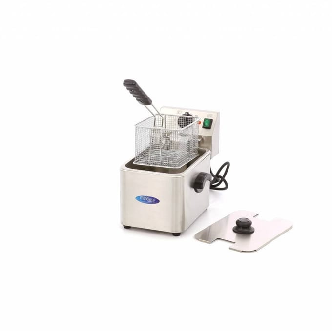 Frituurpan - Friteuse - Luxe Frituren - RVS Tafelmodel - 4 Liter - Zilver