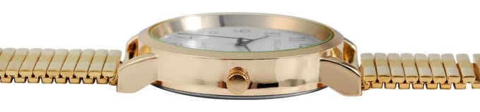 EXCELLANC Herenhorloge roestvrij staal Alex, Mineralglas