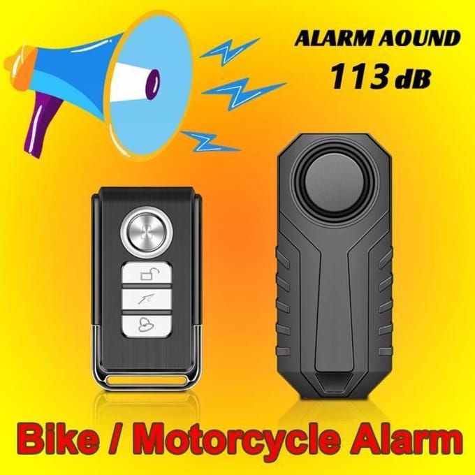 Anti-diefstalalarm voor motor, waterdicht, draadloze afstandsbediening, trillingsdetector, beveiligingsalarm voor v