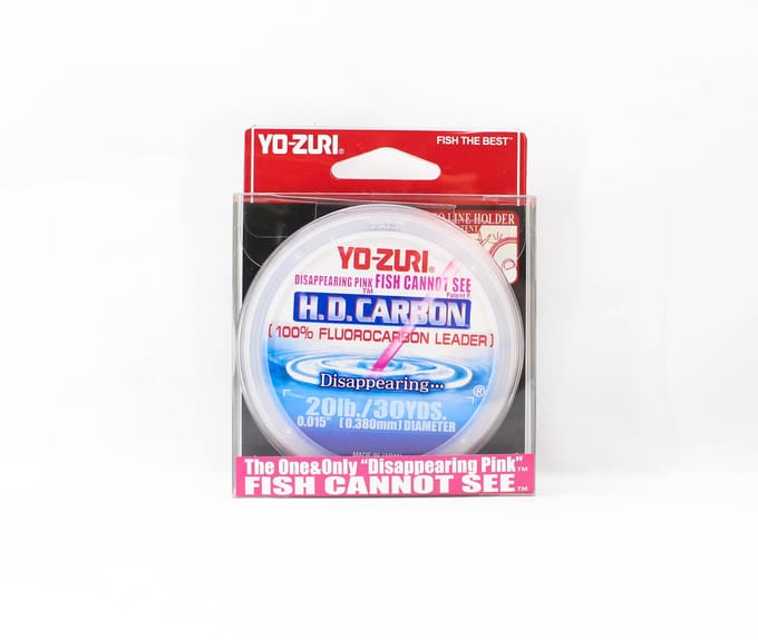 Yo Zuri H.D Carbon Fluorocarbon Roze 100% 30 yds 20 lb R889-DP (1372)